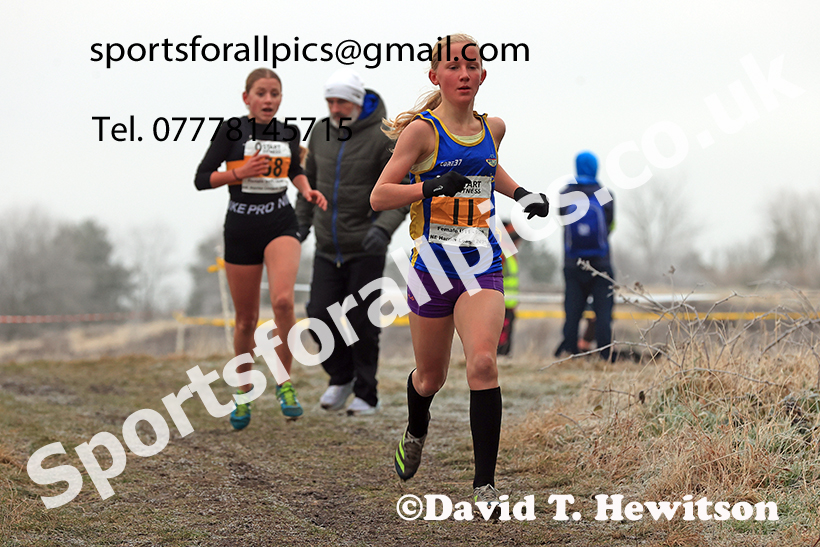 Girls under-13s 2025 Start Fitness NEHL, Wrekenton, Gateshead. Photo: David T. Hewitson/Sports for All Pics